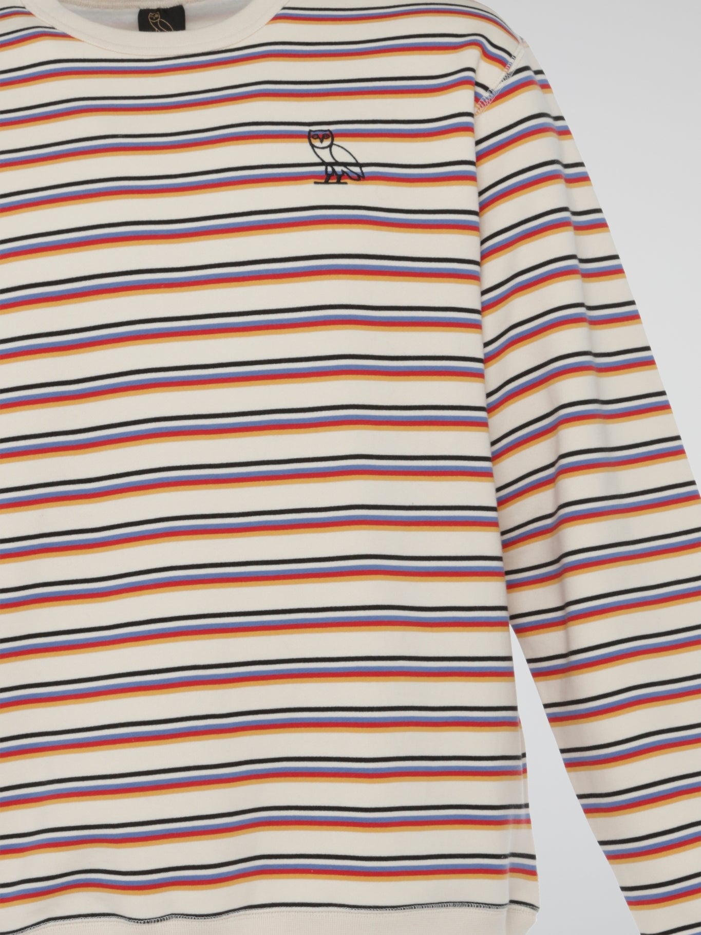 Beige Multi Stripe Long Sleeve Shirt