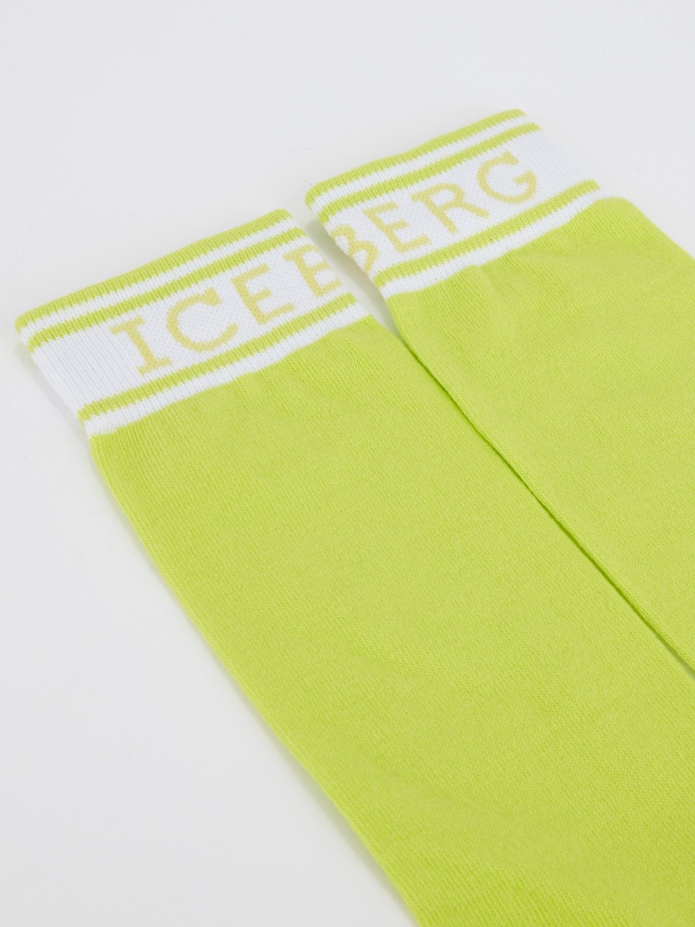 Зеленые носки с логотипом