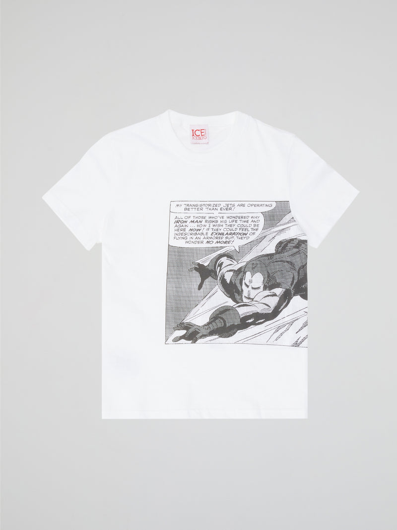 Iron Man Graphic Comic Tee