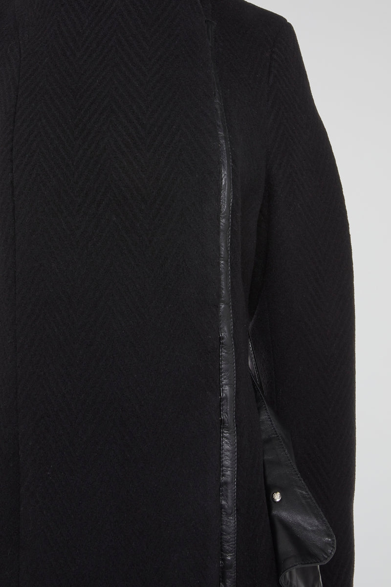 Black Ascent Wool Coat