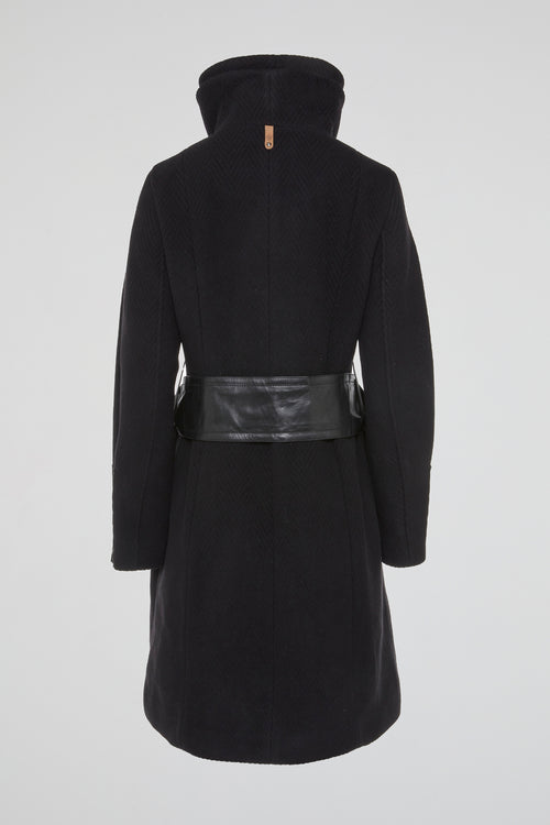 Black Ascent Wool Coat