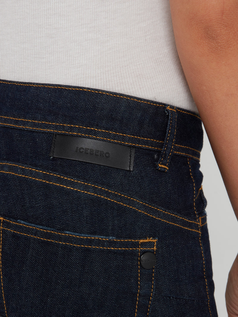 Выбеленные укороченные джинсы скинни