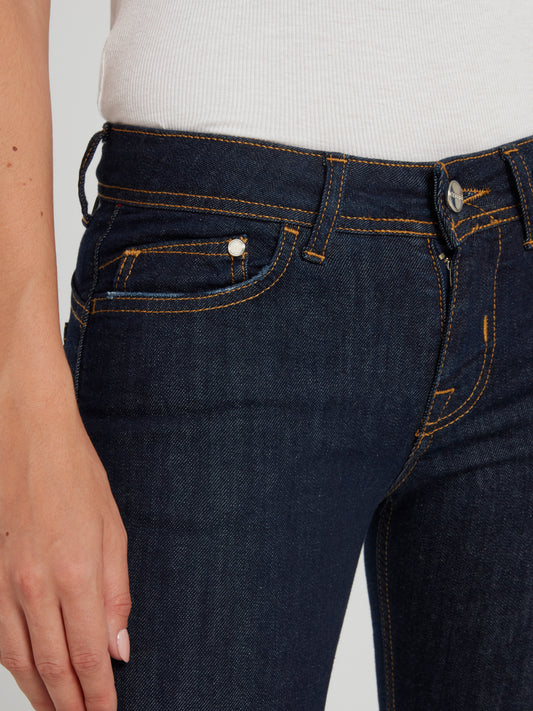 Выбеленные укороченные джинсы скинни