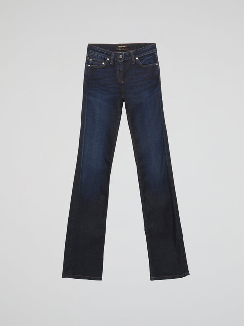 Navy Bootcut Jeans