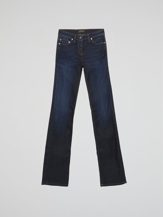 Navy Bootcut Jeans
