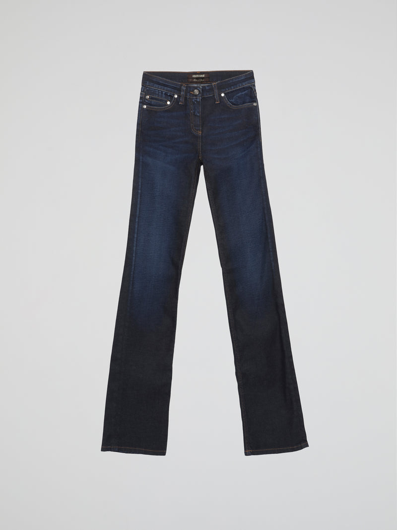 Navy Bootcut Jeans