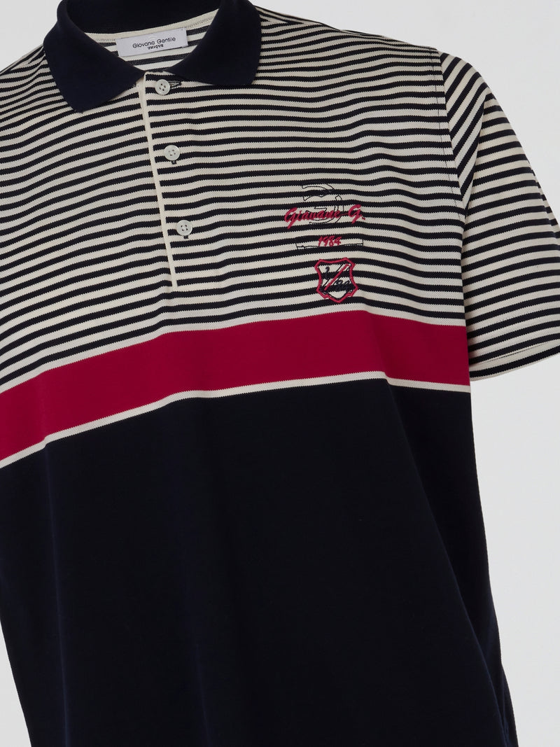 Heritage Stripe Crest Polo