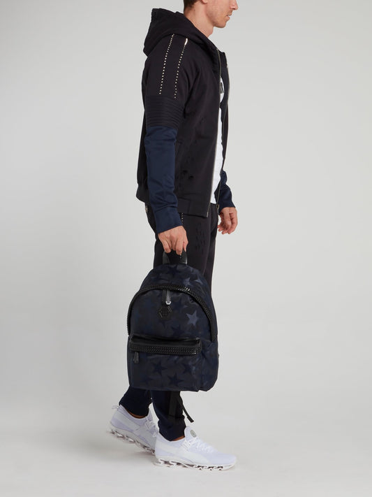 Темно-синий рюкзак со звездами