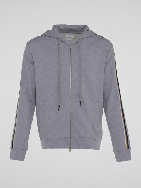 Grey Logo Hoodie
