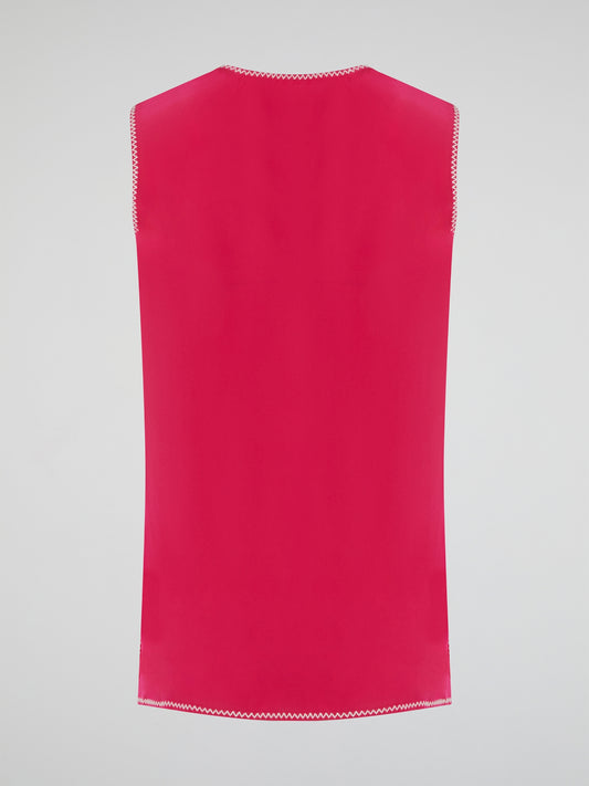 Step into a blooming sanctuary of style with our Pink Floral Embroidered Top by Parosh. Delicately crafted with love, vibrant embroidery dances across the fabric, transforming this ordinary top into a work of wearable art. As you slip it on, you'll instantly feel like you're strolling through a lush garden, ready to turn heads and embrace your inner flower goddess.