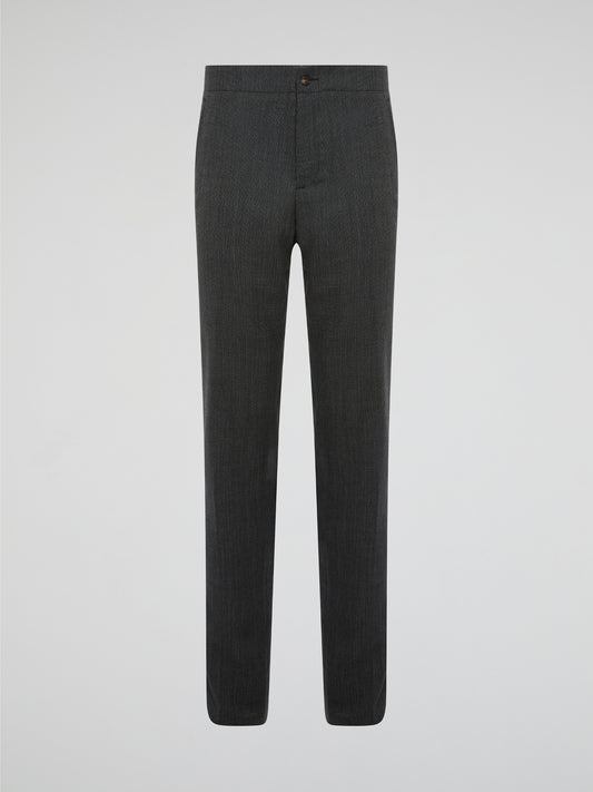 Elevate your everyday wardrobe with these sleek Grey Slim Fit Trousers by Roberto Cavalli, designed for the modern man who values style and sophistication. Made from high-quality fabric with a tailored fit, these trousers effortlessly blend comfort and luxury. Whether you're heading to the office or a night out on the town, these trousers will ensure you look polished and on-trend.