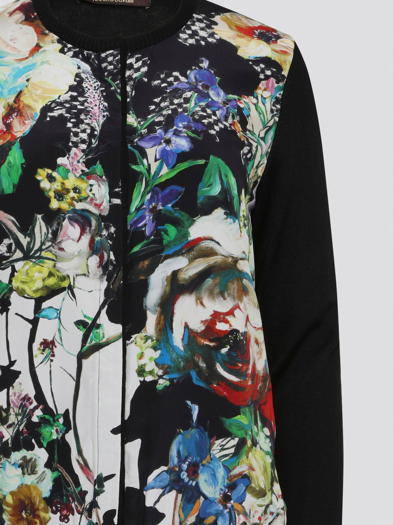 Step out in style and make a statement with the Foliage Ribbed Trim Jacket by Roberto Cavalli. This edgy and sophisticated jacket features a unique foliage-inspired design that will set you apart from the crowd. With ribbed trim detailing and a flattering fit, this jacket is the perfect addition to any fashion-forward wardrobe.