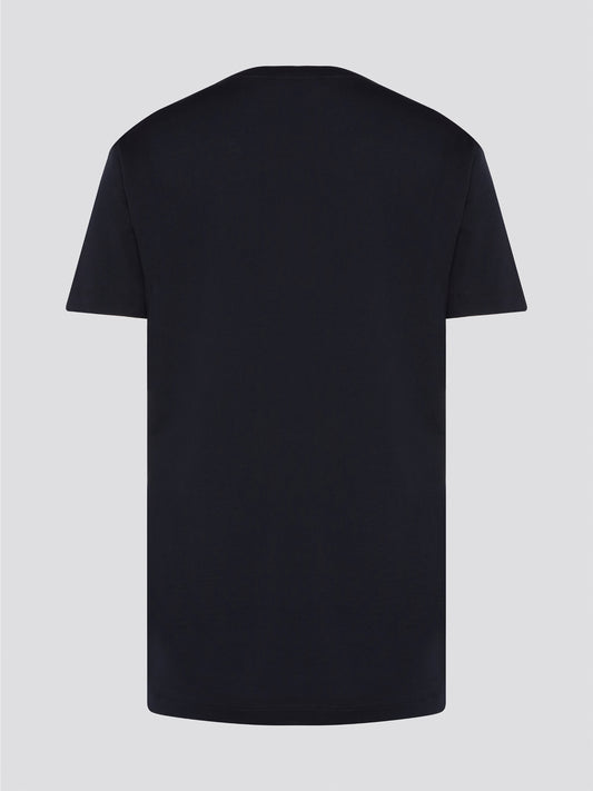 Make a bold fashion statement with the Black Statement Logo Print T-Shirt Dress by Roberto Cavalli. This edgy and luxurious piece features a striking logo print that will turn heads wherever you go. Pair it with some killer heels for a night out, or dress it down with sneakers for a casual, yet chic look. So why blend in when you can stand out in style with this must-have dress.