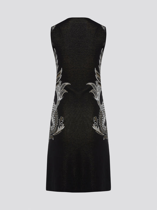 Elevate your wardrobe with the exquisite Knitted Bodycon Dress by Roberto Cavalli. Crafted with precision and care, this dress features intricate knitted details that hug your curves in all the right places. Make a statement at any event with this luxurious and unique piece that exudes elegance and style.