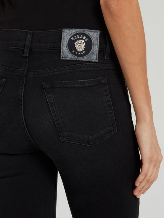 Черные джинсы скинни