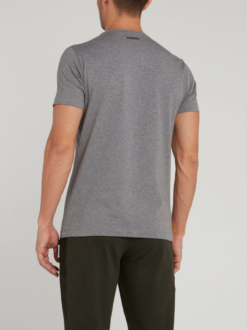 Серая футболка с изображением орла