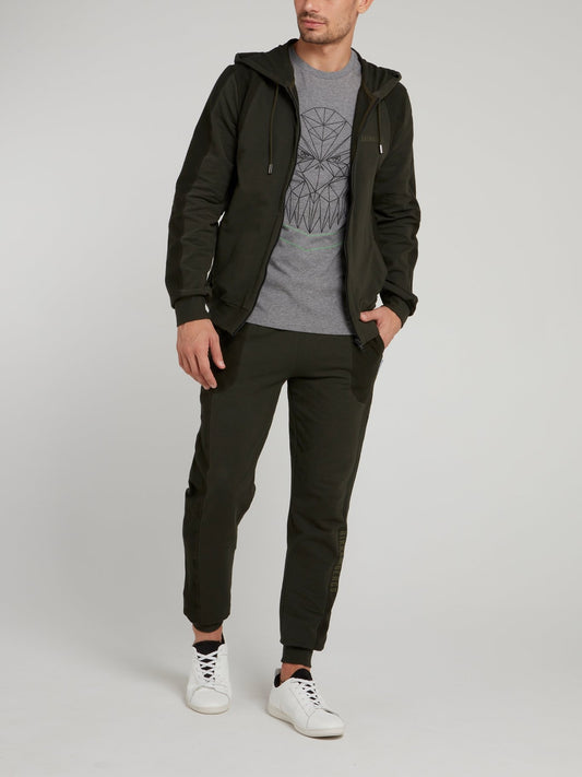 Серая футболка с изображением орла