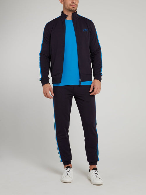 Темно-синяя куртка с логотипом Sport