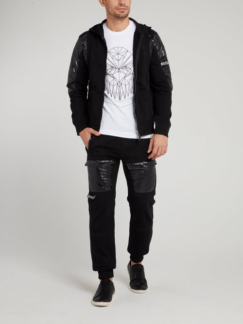 Черные спортивные брюки с карманами