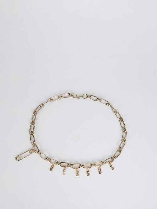 Ремень-цепочка с логотипом