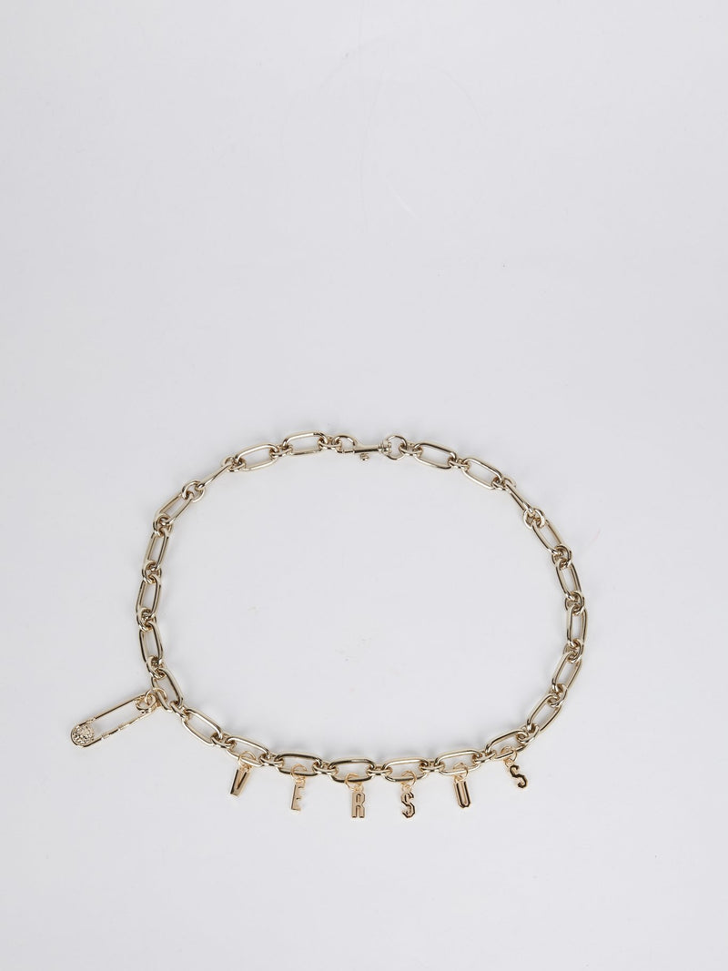 Ремень-цепочка с логотипом