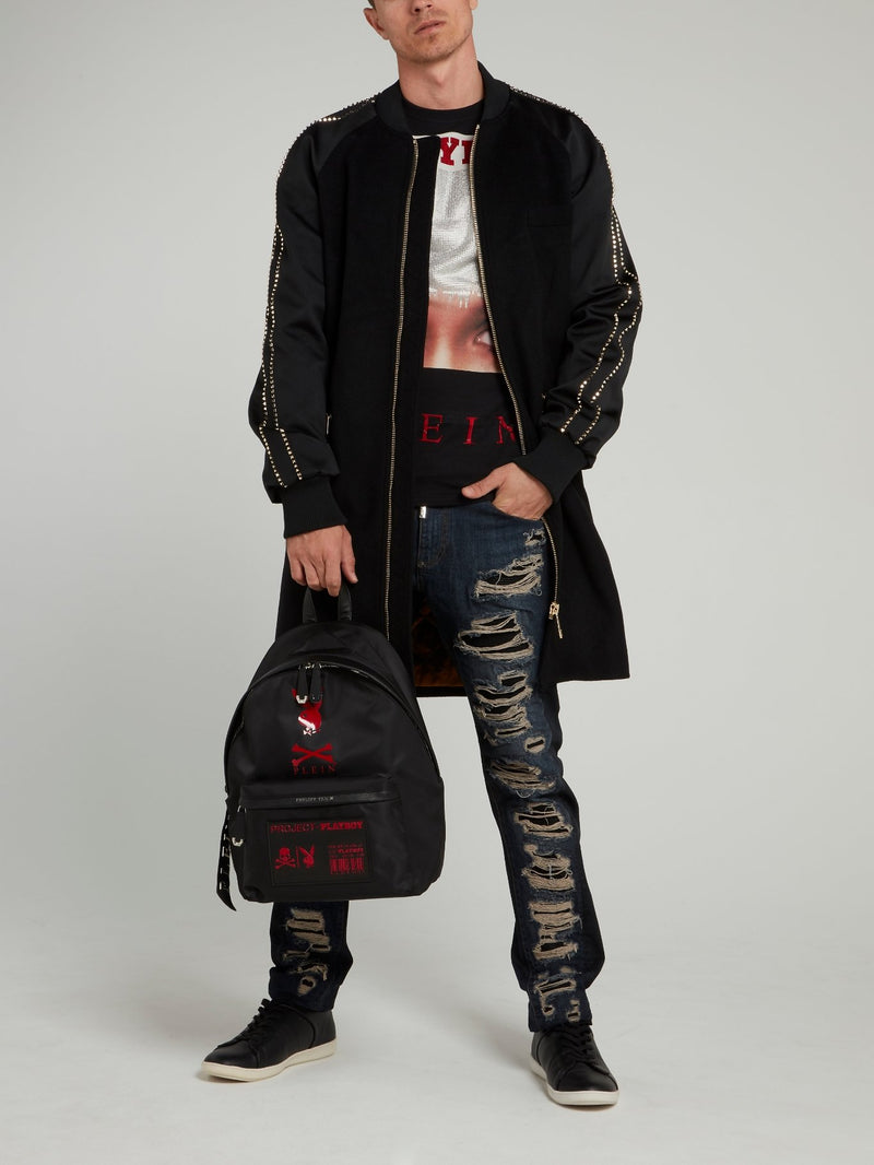 Футболка с круглым вырезом и принтом Playboy