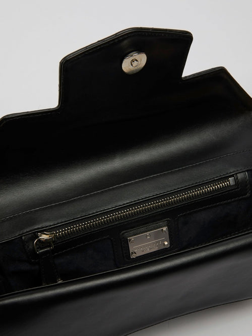 Studded Logo Quilted Clutch Bag