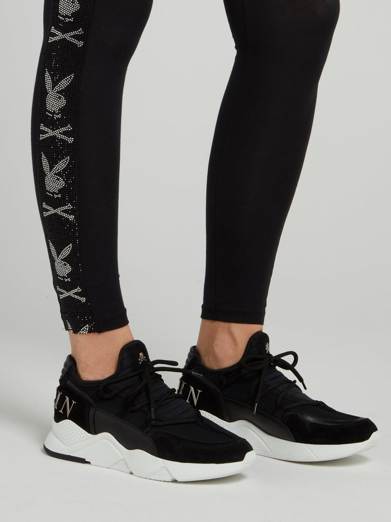 Классические черные кроссовки