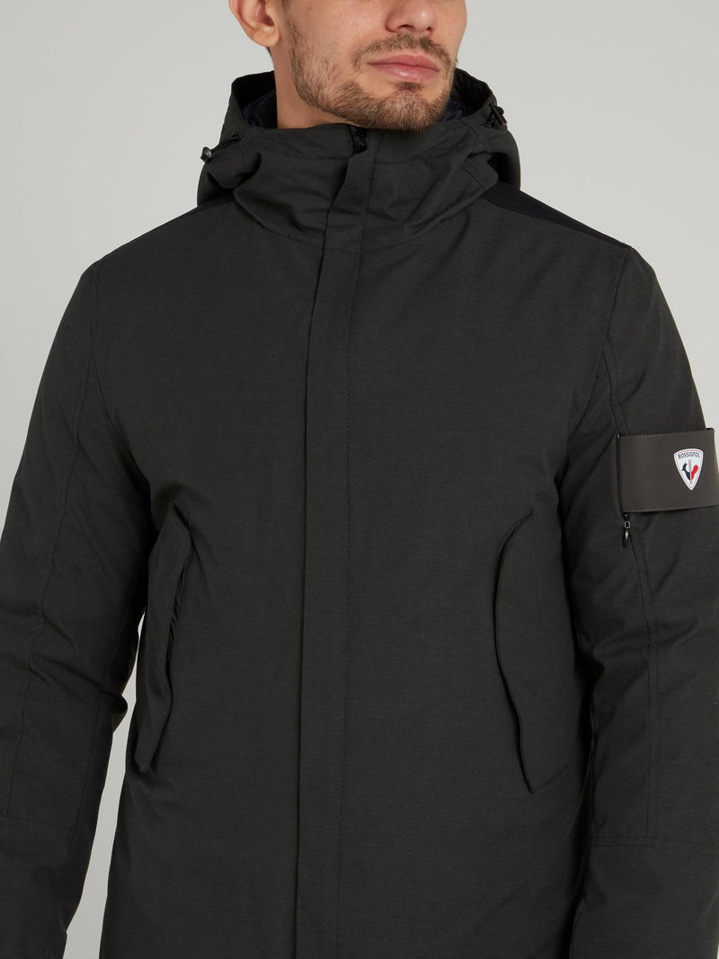 Maxence Melange Hooded Parka