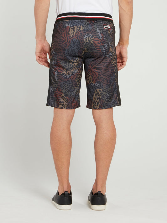 Шорты с леопардовым принтом