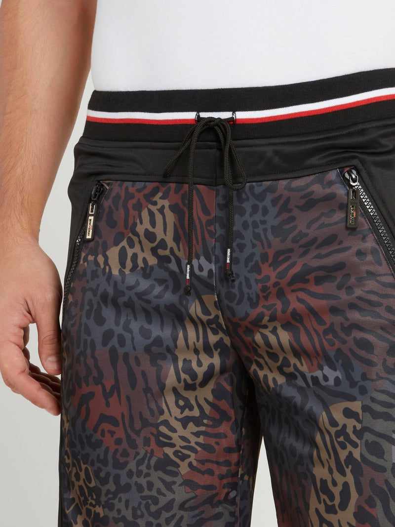 Шорты с леопардовым принтом