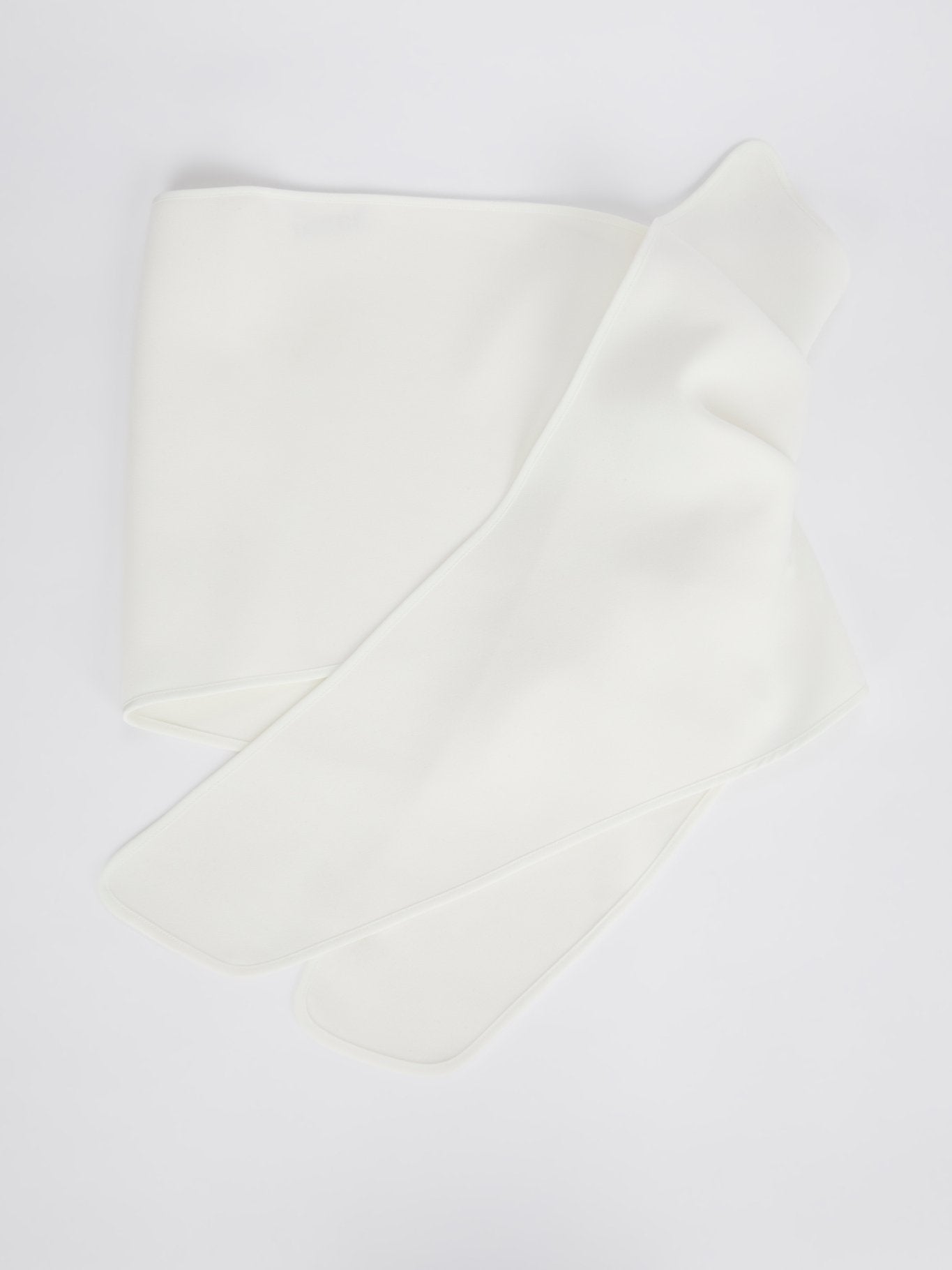 White Reassure Cummerbund Belt