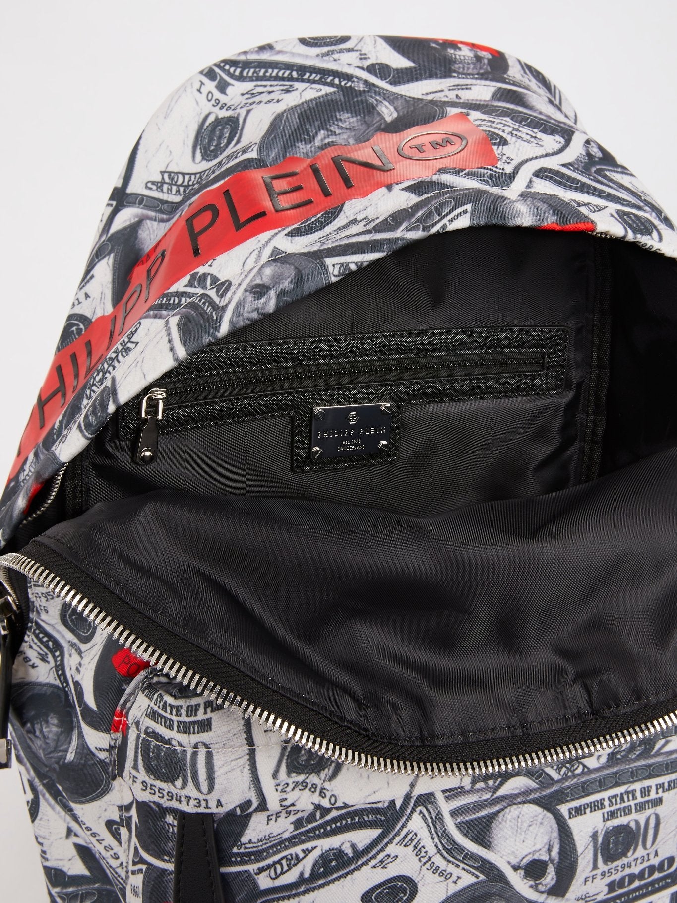 Рюкзак с логотипом и принтом Dollar Skull