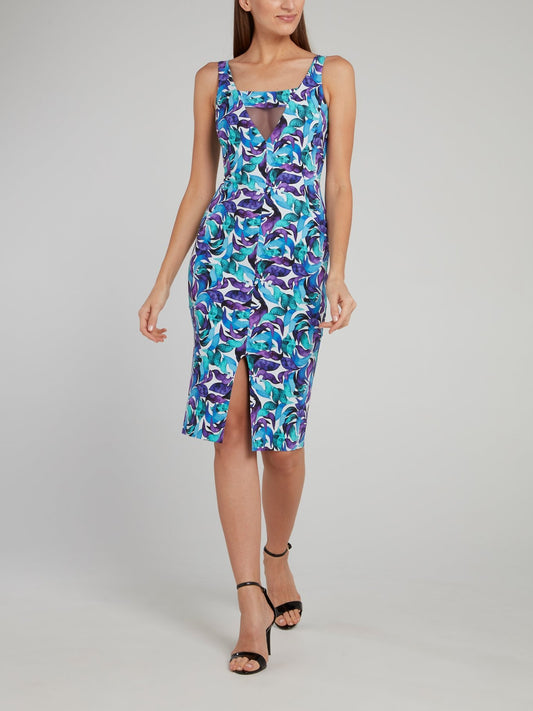 Leeona Mid Slit Sheath Dress