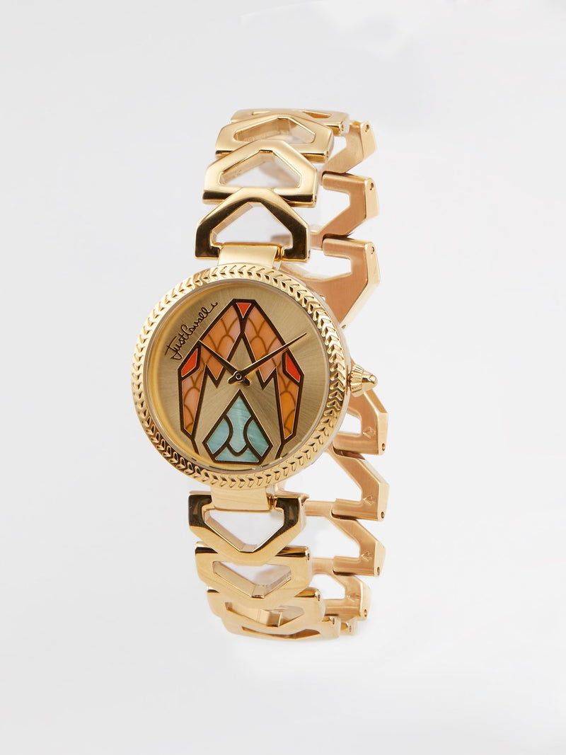 Часы из нержавеющей стали золотого цвета Magnifica