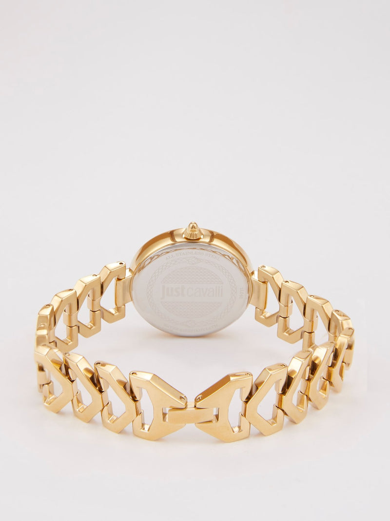 Часы из нержавеющей стали золотого цвета Magnifica