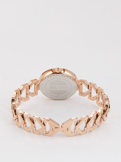 Часы из нержавеющей стали цвета розового золота Magnifica