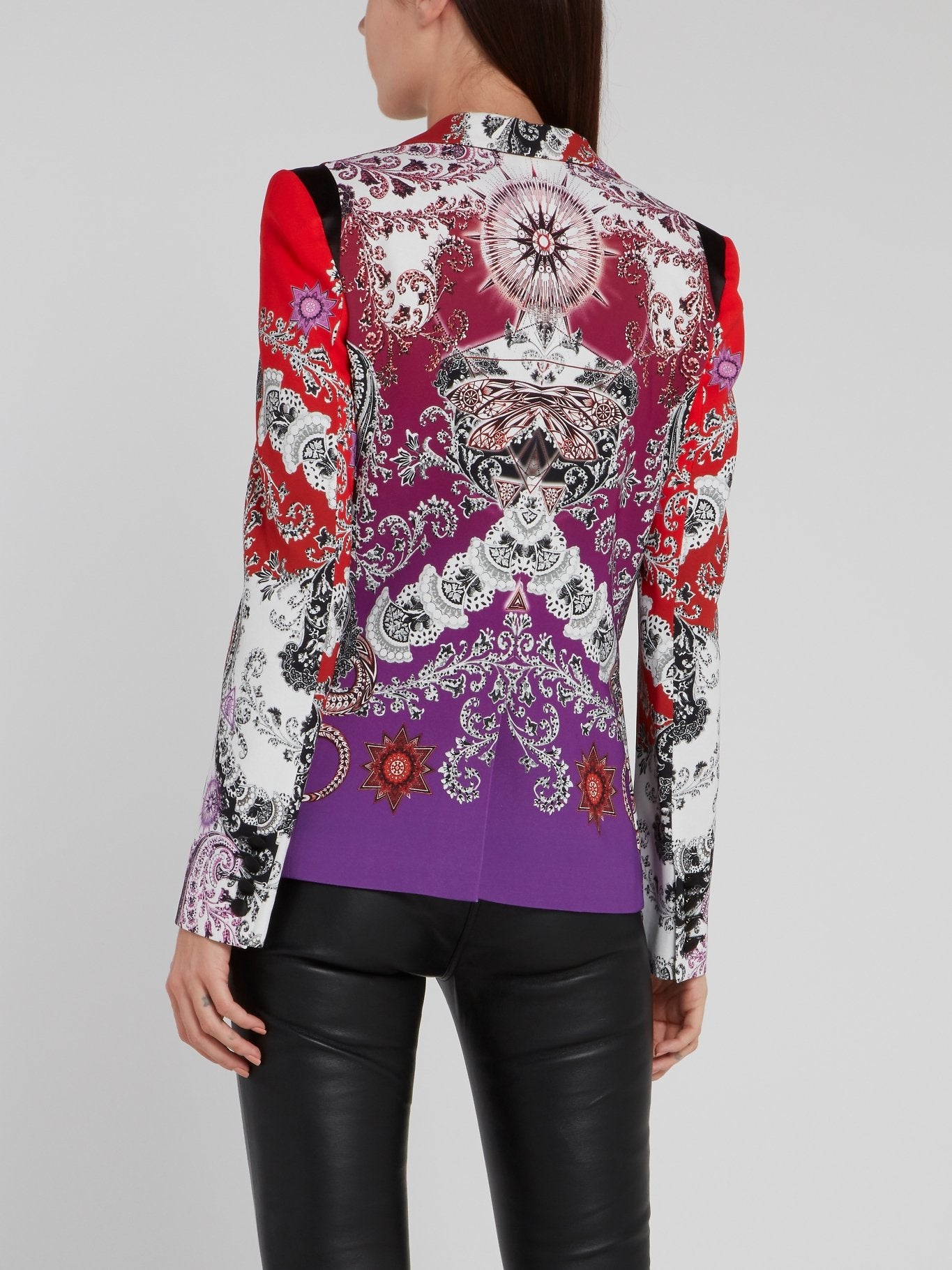 Блейзер с барочным принтом