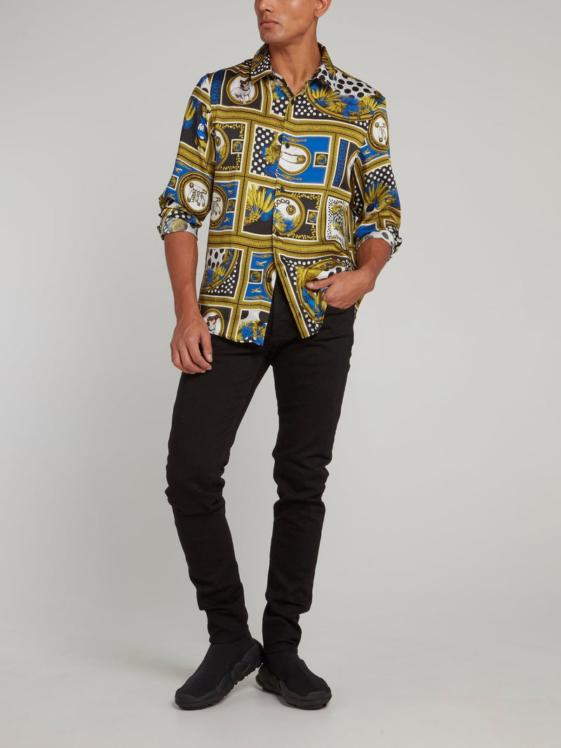 Черные узкие джинсы