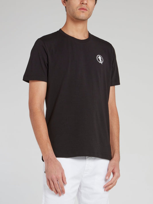 Черная футболка с логотипом Sport