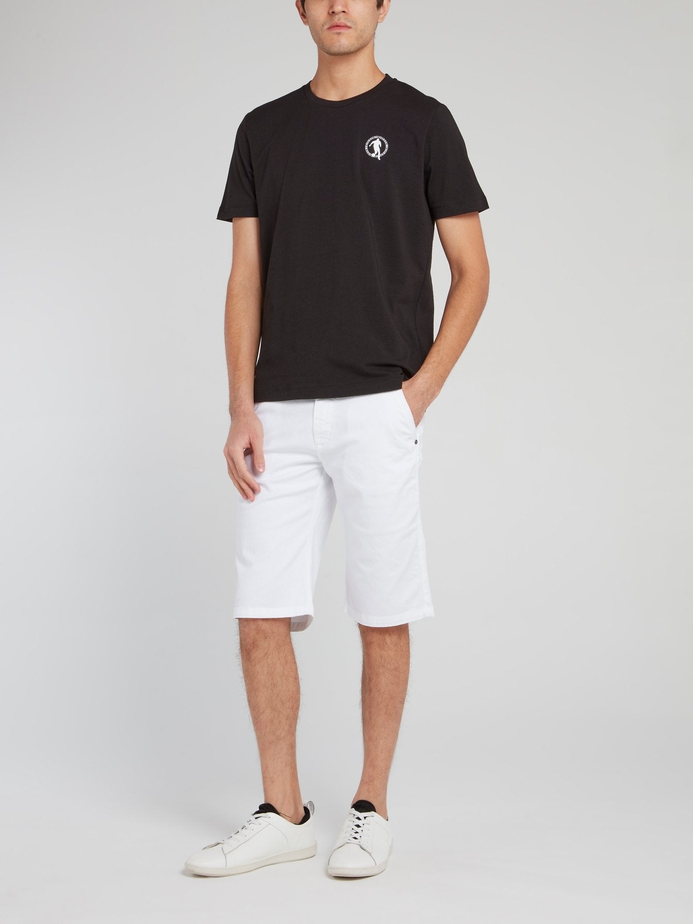 Черная футболка с логотипом Sport