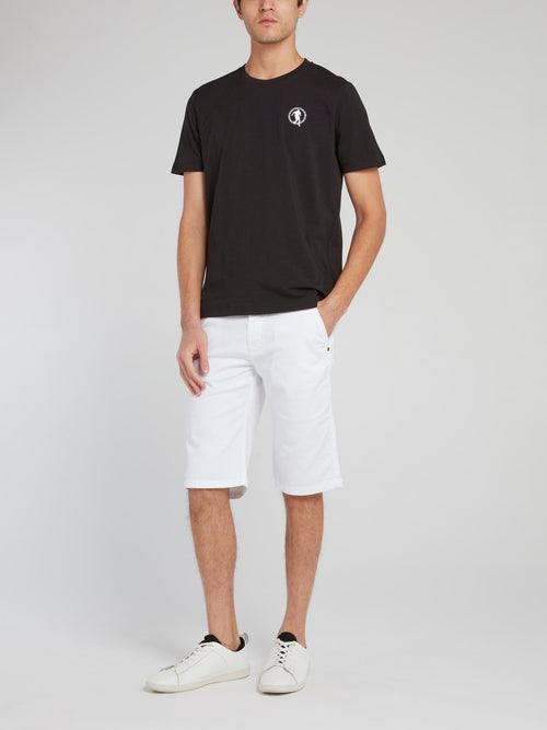 Черная футболка с логотипом Sport