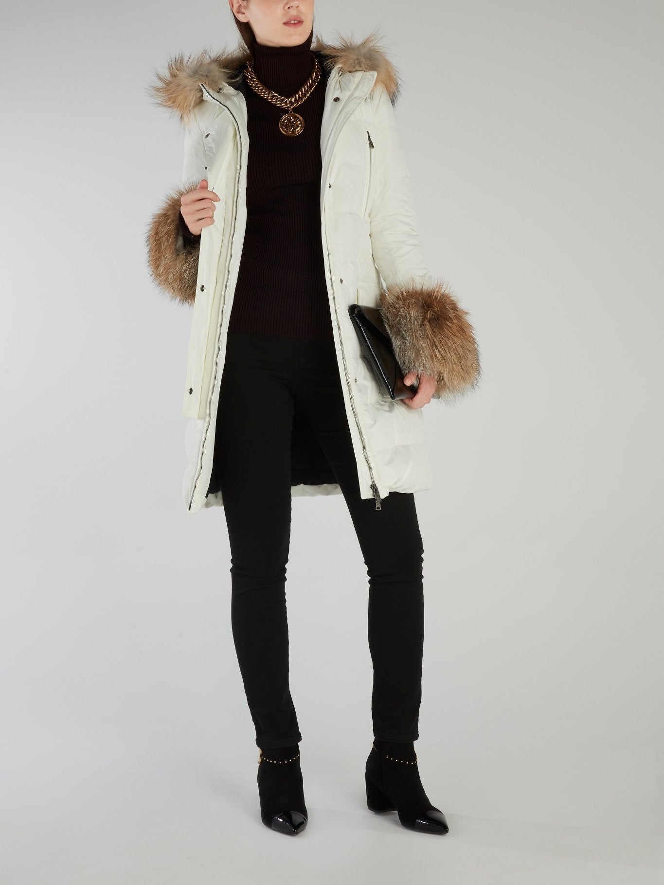 Черные хлопковые джинсы скинни