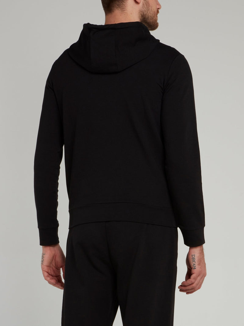 Черная куртка с капюшоном Sport Icon