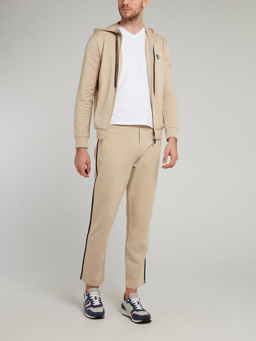 Бежевая спортивная куртка Sport Icon