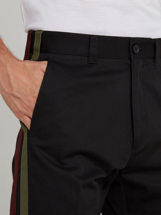 Черные прямые брюки