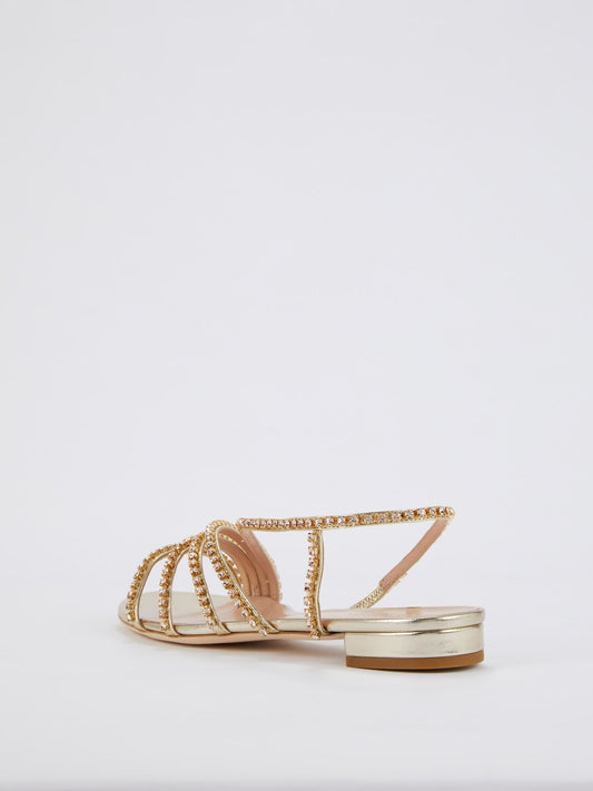 Camila Embellished Flat Sandals