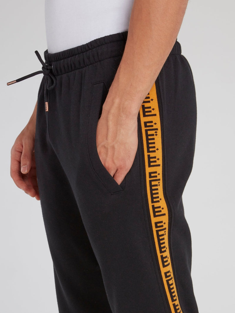 Черные брюки с лампасами Sunflower