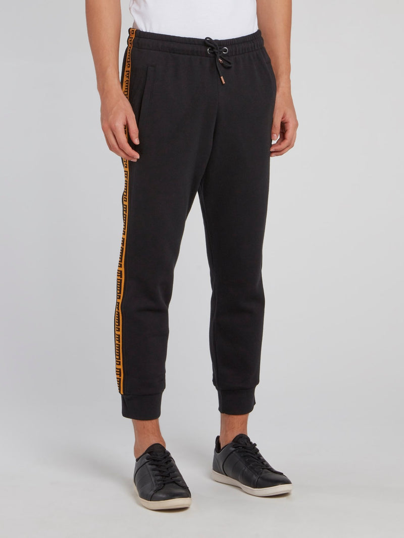 Черные брюки с лампасами Sunflower
