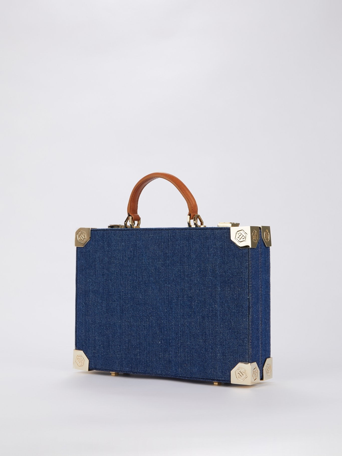 Top Handle Denim Bag